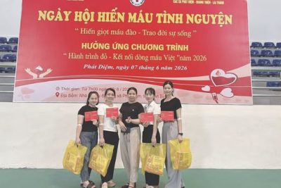 CÁN BỘ, GIÁO VIÊN TRƯỜNG MẦM NON LAI THÀNH TÍCH CỰC THAM GIA NGÀY HỘI HIẾN MÁU TÌNH NGUYỆN NĂM 2026