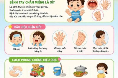 Phòng chống bệnh tay – chân – miệng