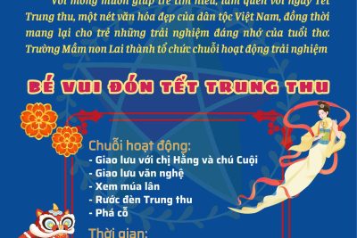 THƯ NGỎ MỜI QUÝ PHỤ HUYNH THAM DỰ CHƯƠNG TRÌNH “BÉ VUI ĐÓN TẾT TRUNG THU”