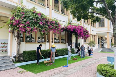 HOẠT ĐỘNG HÀNG TUẦN CỦA TRƯỜNG MN LAI THÀNH “THÚ 7 XANH – CHỦ NHẬT SẠCH”
