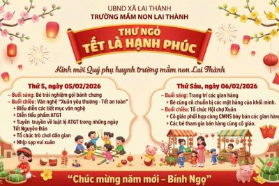 THƯ NGỎ “TẾT LÀ HẠNH PHÚC”
