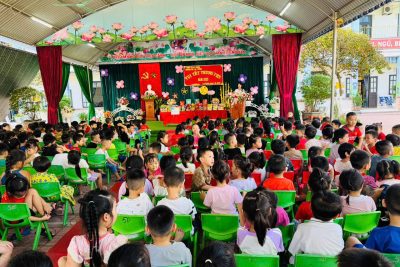 TRƯỜNG MẦM NON LAI THÀNH TỔ CHỨC CHƯƠNG TRÌNH “VUI TẾT TRUNG THU”