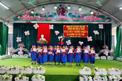 TRƯỜNG MN LAI THÀNH TỔ CHỨC NGÀY LỄ “VUI TẾT THIẾU NHI 1/6” CHO CÁC BÉ